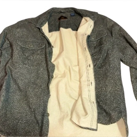 Freedom Foundry Mens Chamois Green Flannel Button Down Shirt size XL - Picture 4 of 12